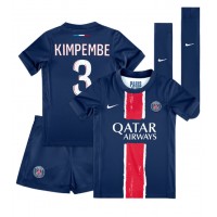 Paris Saint-Germain Presnel Kimpembe #3 Hjemme Trøje Børn 2024-25 Kortærmet (+ Korte bukser)